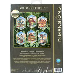 the golden collection christmas village ornaments