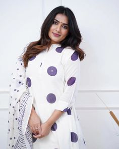 *Rc kurtis* Our love for comfort wear. Our cotton handblock kurta with standard bottom paired with beautiful cotton mul duppata.. 🧵 🧵 🧵 🧵 Polka dot Kurti a line pattern with side plates & hand work Lining attached in kurti Solid cotton pant Mul cotton printed duppta Fabric - cotton Length of kurta 46 Length of bottom 38-39 Duppata 2.3 meter Size 38,40,42,44 Price 1350 fs Dispatch ready A Line Pattern, Line Pattern, Comfort Wear, Hand Work, Line Patterns, Side Plates, Cotton Pants, Indian Wear, Fabric Cotton