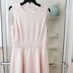 Beautiful Dress By Calvin Klein; Light Peach; Sleeveless; Knee Length Depending On Height; Sz 10. $75 Calvin Klein Sleeveless Formal Dress For Summer, Sleeveless Calvin Klein Mini Dress For Formal Occasions, Elegant Sleeveless Calvin Klein Dresses, Calvin Klein Sleeveless Sheath Dress For Spring, Chic Sleeveless Calvin Klein Midi Dress, Calvin Klein Sleeveless Mini Dress For Formal Occasions, Calvin Klein Sleeveless Lined Midi Dress, Calvin Klein Sleeveless Summer Midi Dress, Calvin Klein Sleeveless Spring Formal Dress