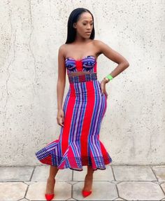 Long African Dresses, African Traditional Wedding, Traditional Dresses Designs