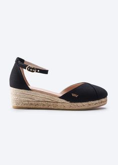 Formiga low-heeled espadrille wedges with a soft buckle ankle strap. A step up in sophistication, comfortable for everyday use. Low Wedge Espadrilles, Spanish Espadrilles, Espadrille Flats, Comfortable Wedges, Shoes Stand, Shoe Shine, Wedge Espadrilles, Women's Espadrilles, Low Wedges