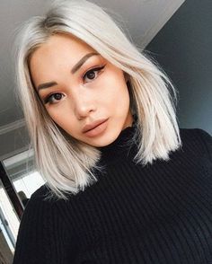 Lob Haircut, Short Hairstyles For Thick Hair, Brown Blonde Hair, Hair Envy, Grunge Hair, Hairstyles Haircuts, Blonde Hair Color, White Hair