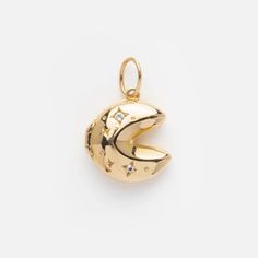 Solid Gold Locket Charm | Local Eclectic – local eclectic Luxury Removable Charms For Gifts, Celestial Yellow Gold Charms As Gifts, Good Luck Moon Charm Pendant Jewelry, Celestial Pendant Locket Jewelry, Gold-plated Pendant Charms, Celestial Yellow Gold Jewelry With Charms, Celestial Style Yellow Gold Jewelry With Charms, Yellow Gold Plated Pendant Charms, White Gold Jewelry With Removable Charms As Gift