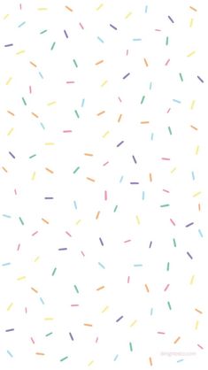 colorful sprinkles on a white background