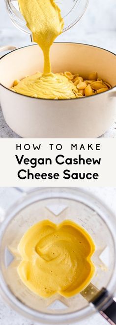 how to make vegan cashew cheese sauce