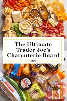 the ultimate trader joe's charcuterie board