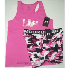 This Is For 2 Items Youth Girls Under Armour Graphic Tank & Shorts Brand New With Tags Size: Ylg (Per Ua 14/16) Pink Tank Has "Ua" On Front & Back Loose Fit Sleeveless 60% Cotton 40% Polyester Play Up Printed Shorts Pink, White, Black Loose Fit Elastic Waist With External Drawcord 100% Polyester Kw Nwt Youth L Lg Large Kids Children Pre Teen Tee Shirt Cheer Activewear Workout Short Pink Sports Top, Pink Short Tops For Sports, Pink Short Tops For Workout, Pink Short Top For Playwear, Short Pink Tops For Playwear, Pink Short Athleisure Top, Short Pink Cotton Tops, Pink Cotton Activewear With Graphic Print, Pink Cotton Sportswear Activewear