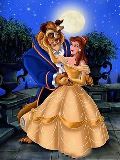 beauty and the beast from disney's live - in - the - life movie