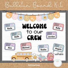 Elementary Back To School Bulletin Board, Welcome To Kindergarten Bulletin Boards, Welcome Back To School Bulletin Boards, Back To School Door Decorations, Information Bulletin Boards, Preschool Door Decorations, Daycare Bulletin Boards, Back To School Door, Thanksgiving Bulletin Board