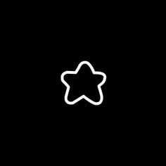 a black background with a white outline of a star