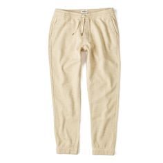 The comfortable feel of your favorite sweats with the polished look of a pair of chinos Beige Relaxed Fit Joggers For Casual Wear, Beige Relaxed Fit Casual Joggers, Beige Casual Sweatpants With Tapered Leg, Casual Beige Tapered Leg Sweatpants, Everyday Beige Cotton Sweatpants, Mens Lounge Pants, Taylor Stitch, Mens Fall, Lounge Pants