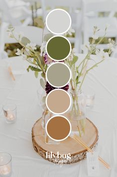 Green Brown Natural Colour Palette by Lilybug Graphic Design at www.lilybugdesign.co.nz and on Etsy. Free prints, SVG's, colour palettes and activities! Graphic Design Services as well. Check out our Etsy store! Brown Theme Wedding, Green And Brown Wedding Theme, Colour Palette Nature, Color Palette Brown, Natural Colour Palette, Wedding Moodboard, Boho Styl, Color Schemes Colour Palettes, Nature Color Palette