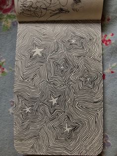 a piece of paper that has some drawings on it