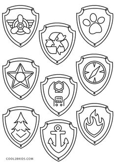 the different types of shield emblems