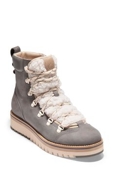 Cole Haan ZeroGrand Lodge Hiker Boot available at #Nordstrom Cold Weather Boots, Cole Haan Zerogrand, Cole Haan Women, Nyc Fashion, Danner Mountain Light Boot, Shoes Booties, Fall Winter Outfits