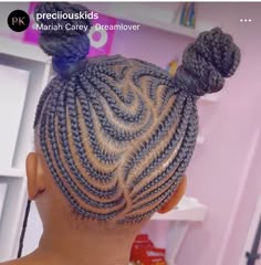 Cornrow Space Buns, School Cornrows, 4c Hair Ideas, Skl Hairstyles, Braiding Tips, Baby Hair Styles, Hairstyles For Black Women Cornrows, Black Women Cornrows, Women Cornrows