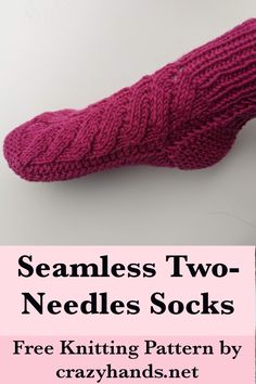 Two Needles Seamless Knit Lace Socks Pattern Two Needle Knitted Socks Free Pattern, 2 Needle Sock Pattern Free, Two Needle Socks Free Pattern, Flat Knit Socks Free Pattern, Worsted Weight Sock Pattern Free, Slipper Socks Knitting Pattern, Child Socks Pattern, Knit Socks Tutorial, Socks Video