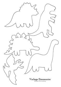 paper cut out of dinosaurs with the words,'veloge dinosaurs '