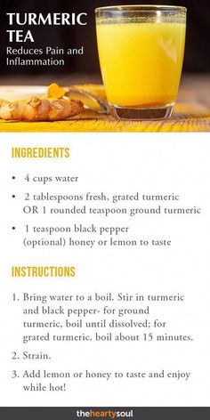 a recipe for turment tea with instructions on how to use it