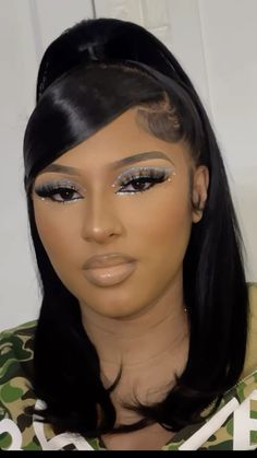 Undereye Makeup Looks, Prom Makeup Black Women, Simple Prom Makeup, Prom 2k24, Prom Makeup For Brown Eyes, Prom 23, Natural Prom Makeup, Under Eye Makeup