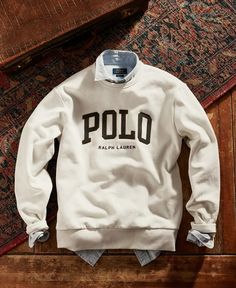 Black Cowboys, Dope Shirt, Levi’s 501, Logo Sweatshirt, Ralph Lauren Outfits, Comfy Casual, Polo Ralph Lauren Mens, Logo Embroidered, Piece Of Clothing