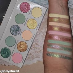 Aesthetic Makeup Palette, Aesthetic Eyeshadow Palette, Aesthetic Makeup Pallets, Pastel Eyeshadow Palette, Glittery Eyeshadow Palette, Colorful Eyeshadow Palette, Indie Eyeshadow Palette, Pastel Eyeshadow, Makeup Eyeshadow Palette