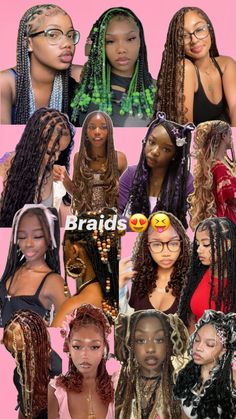 Black Girls Hairstyles Braids, Box Braids With Color, Hair Braid Designs, Black Hair Inspiration, Hair Color Guide, Short Box Braids Hairstyles, Braided Hairstyles For Black Women Cornrows, Colored Hair Tips, Goddess Braids Hairstyles