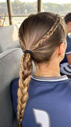 Tennis Hairstyles, Soccer Hairstyles, Soccer Hair, Track Hairstyles, Preppy Hairstyles, Basketball Hairstyles, Softball Hairstyles, Cheer Hair