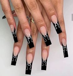 Spam Post, Coffin Press On Nails, Fake Nails With Glue, Long Acrylic, Neutral Nails, Acrylic Nails Coffin, Square Acrylic Nails, Fire Nails, Nails Inspo