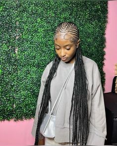 Braiding Ideas, Protective Braids, Cornrows Hairstyles, Black Ponytail, Locs Styles, Twist Braid, Faux Locs Hairstyles