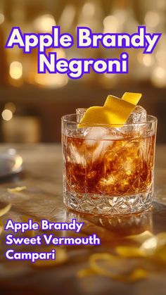 Apple Brandy Negroni