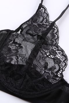 Tag: NoneCategory: Lingerie>BralettesSpecial Use: exotic apparelPackage Contents: 1 x thong. 1 x braSize Type: regularPattern: patchworkStyle: sexyColor:blackBrand: NonePackage: each set in one pp bagDecoration: lace. hollow outNeckline: hammockOccasion: bedtimeMaterial: 95%Polyester+5%SpandexDetail¢Ready to be your new staple underwear set for everyday wear¢A perfect balance of delicate lace and soft mesh¢The bra features super soft and detailed lace cups¢All designed to have you falling head o Black Party Bra With Contrast Lace, Black Bra With Contrast Lace For Party, Party String Bra With Lace Trim, Party Lace Trim String Bra, Party Camisole With Contrast Lace, Stretch Lace Bra With Lined Body, Affordable Lingerie, Royal Blue Lace, Dress Sleeve Length