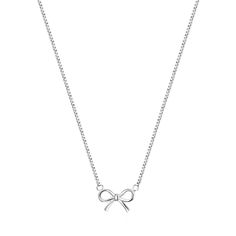 #necklace#coquette#jewelry#bow#silver Silver Bow Necklace, Pretty Jewellery Silver, Dainty Silver Jewelry, Best Necklace, Silver Jewlery, Silver Necklace Simple, White Blouses, Mode Zara, Necklaces Silver