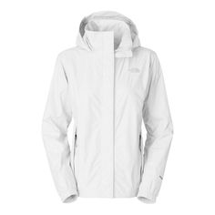 The North Face Resolve Jacket Women's White North Face Jacket, North Face Rain Jacket, Hooded Winter Coat, Rain Jacket Women, Jacket Zipper, Hooded Raincoat, Raincoats For Women, Womens Parka, Outwear Jackets