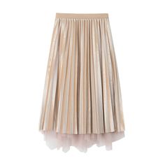 Elevate your autumn and winter wardrobe with our Front-Back Wear Irregular Asymmetric Mesh and Gold Velvet Pleated Skirt, a versatile piece designed for the modern woman. This unique skirt boasts an irregular asymmetric design, mesh detailing, and luxurious gold velvet pleats, offering a perfect blend of style and warmth for the colder seasons.Crafted with meticulous detail, the front-back wear option adds versatility to your ensemble, allowing you to express your unique style effortlessly. The combination of mesh and gold velvet pleats creates a visually striking and sophisticated look, making this skirt a standout choice for various occasions.Designed for both comfort and fashion, this skirt seamlessly transitions from casual outings to more refined events. Step into the colder months wi