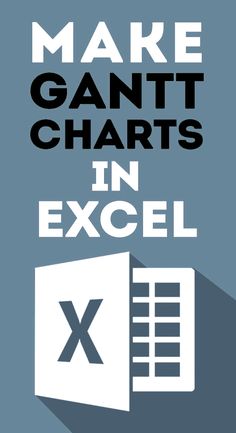 the words make giant gant chart in excel are shown above an image of a calculator