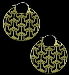 Nickel-free Geometric Gold Jewelry, Gold Geometric Nickel-free Jewelry, Handmade Geometric Gold Earrings, Geometric Gold Nickel-free Jewelry, Handmade Geometric Brass Jewelry, Gold-tone Round Brass Earrings, Geometric Brass Earrings, Elegant Semi-circle Brass Earrings, Gold Semi-circle Brass Earrings