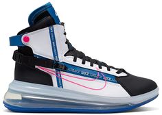 Check out the Nike Air Max 720 Strn Black Blue Pink available on StockX Jordan 13 Shoes, Nike Shoes (men), Air Max 720, Shoes Sneakers Nike, Women's Running Shoes, Mens Nike Shoes, Pink Nikes, Pink Sneakers, Mens Nike Air