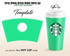 the starbucks cup wrapper has been designed to look like it is being used for coffee