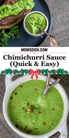 This chimichurri is your new go-to sauce for all proteins. This Latin-American, pesto-like sauce is the perfect blend to add fresh flavor to your savory meats.