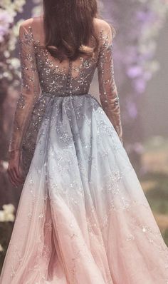 Wedding dresses gown always gets most of the attention on the wedding party. So it is very important to choose your wedding dress with... Paolo Sebastian, Ellie Saab, Fantasy Dresses, Blue Wedding Dresses, Beautiful Wedding Dresses, Gown Wedding Dress, Blue And Pink, Fancy Dresses, Stunning Dresses