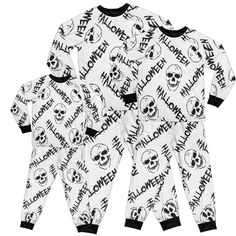 Halloween family pajamas. Give your family an unforgettable experience with this family pajama set for the whole family. Important advantages of pajamas are: Unique print, tight fit, lightweight fabric, colorful print. White Long Sleeve Costume Party Set, White Long Sleeve Sets For Costume Party, Black Long Sleeve Sets For Halloween, White Sleep Sets For Fall, White Halloween Costume Party Sets, White Long Sleeve Sets For Halloween, Black Long Sleeve Graphic Sleepwear, Black Long Sleeve Graphic Print Sleepwear, Halloween Long Sleeve Sleepwear For Sleepover