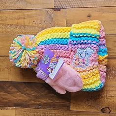 Nwt, Paw Patrol Themed Toddler Sized Knit Hat & Mitten Set. Beanie Style Hat With A Pom-Pom On Top With Paw Patrol Graphics. Inside Tag Says Size 2t-5t. Colors Includes Various Shades Of Pink, Purple, Blue, Yellow, Orange. Multiple Sets Available, **Please Note That Color/Pattern May Vary Slightly From Photos** Lucky Charms Cereal, Jojo Siwa Bows, Toddler Sun Hat, Toddler Beanie, Blue Yellow Orange, Toddler Winter, Beanie Style, Pink Purple Blue, Grey Beanie