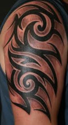 a man's arm with an intricate tattoo design on the back of his arm