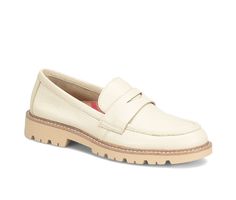 Classic LAKOTA loafer elevated by an easy lugged sole is perfect for all-day wear. Leather upper, Slip on for easy entry,1\ lugged heel / sole, Rounded Moc toe, ALIGN™ molded removable footbed, Lightweight EVA outsole with stitched TPR welt outsole, Penny Loafer strap detail | Women's Comfortiva Lakota Loafers in Cream Size 7 Round Toe Moccasins With Lug Sole For Work, Spring Leather Moccasins With Lug Sole, Workwear Moccasins With Lug Sole And Almond Toe, Workwear Moccasins With Lug Sole And Flat Heel, Workwear Moccasins With Lug Sole, Casual Platform Loafers With Lug Sole, Spring Slip-on Moccasins With Lug Sole, Casual Moccasins With Lug Sole And Round Toe, Casual Loafers With Lug Sole And Round Toe