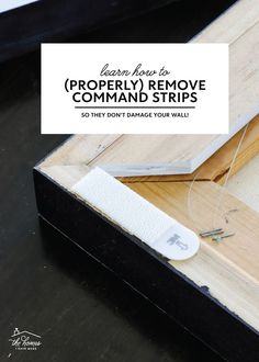 Do you know the RIGHT way to remove Command Strips? It's easier than you think and it really does work to keep your walls and artwork damage free. Click through for the full guide and video tutorial.