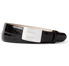 Glazed Black Alligator 1" Belt Strap | SIR JACK'S Alligator Belt, American Alligator, The Right Stuff, Silver Engraving, Silver Accessories, Silver Gifts, Equestrian Style, Belt Size, Small Leather Goods