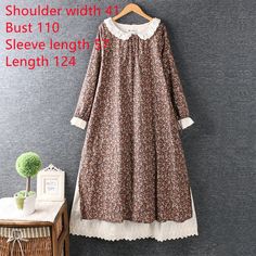 Japanese Mori Girl Art Print Dress Pretty Cotton Linen Spring   Women New Floral Dress Loose Long-sleeved  Dress Midi Dress



length 117cm, shoulder 40cm, bust 110cm, waist 110cm, sleeve length 55cm, cuff 24cm Layers Dress, Mid Calf Dresses, Japanese Dress, Linen Midi Dress, Rustic Flowers, Long Sleeve Casual Dress, Autumn Dress, Flowers Print, Vestidos Vintage