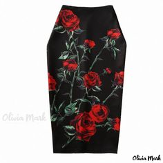 Olivia Mark - Pencil Skirt - Contemporary Half-Length Skirt Stylish Midi Skirt, Elevated Fashion, Bodycon Pencil Skirt, Bodycon Midi Skirt, Prints Fabric, Wrap Maxi Skirt, High Waisted Pencil Skirt, Wrap Around Skirt, Half Skirt