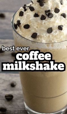 Coffee lovers will obsess over this Coffee Milkshake Recipe! A handful of simple ingredients are all that is needed! Milkshake Recipe With Ice Cream, Coffee Frosting Recipe, Blended Coffee Recipes, Coffee Milkshake Recipe, Vanilla Iced Coffee Recipe, Homemade Milkshake, Frosted Coffee, Milkshake Flavours, Coffee Milkshake